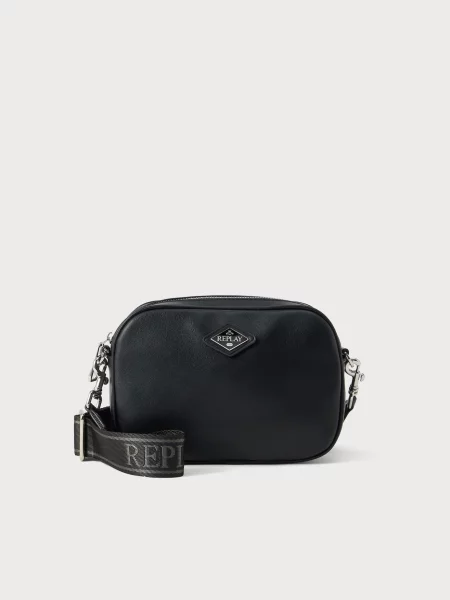 REPLAY Torba preko ramena crna
