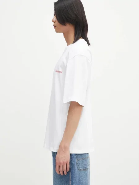 Μπλουζάκι Fiorucci Candy Logo Relaxed Fit T-Shirt ανδρικό άσπρο λευκό