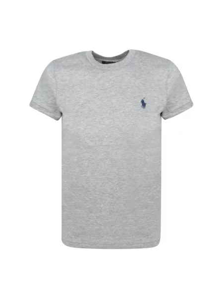 Koszulka polo Polo Ralph Lauren z autografem szara