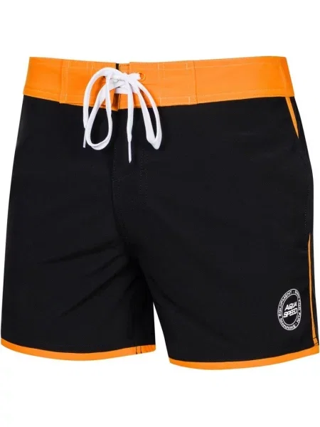 Plavecké šortky AQUA-SPEED Axel black černé