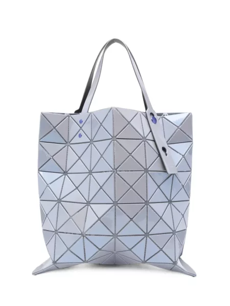 Geantă shopper Bao Bao Issey Miyake cu imprimeu geometric gri