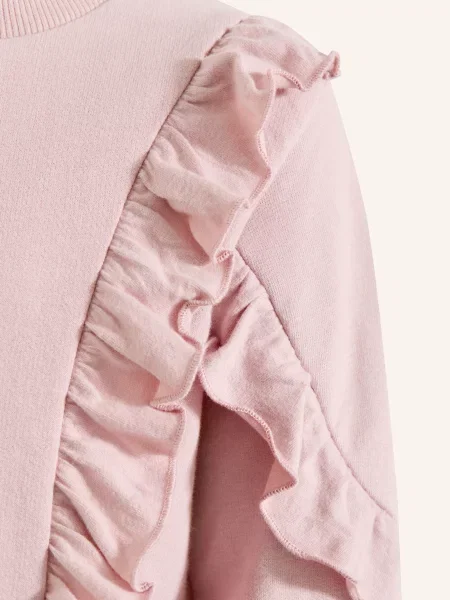 Koko Noko Bluza Z Falbanami rosa różowa
