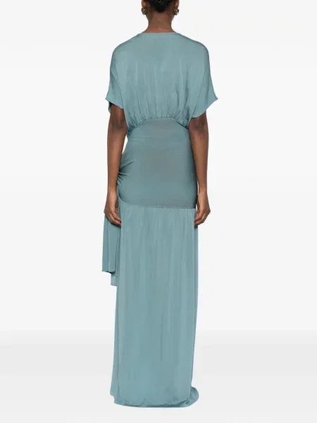 Rochie maxi Aya Muse de costum albastru