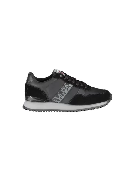 Sneakersy Napapijri skórzane czarne