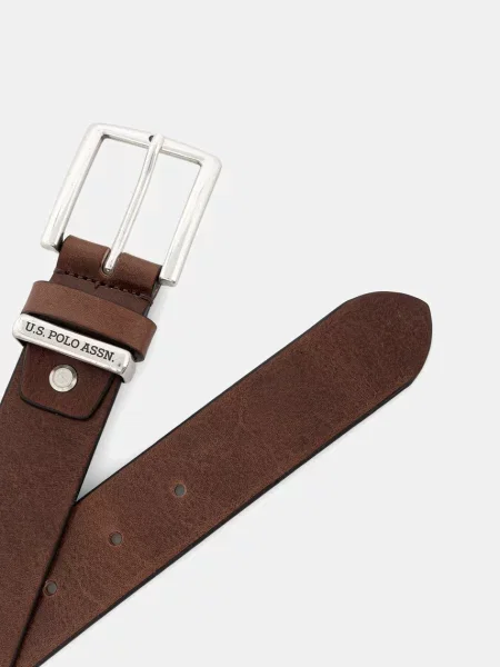 Шкіряний U.S. Polo Assn. Hitchcock коричневий