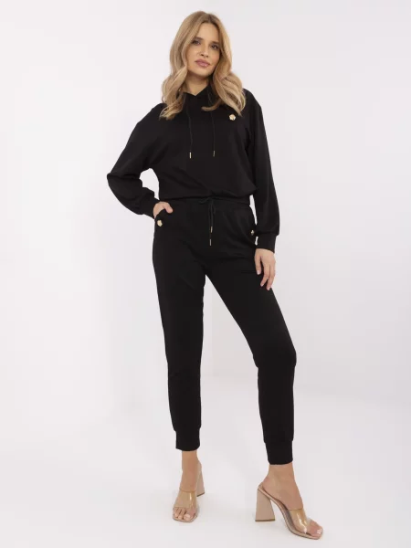 Komplet dresowy Vinceotto czarny