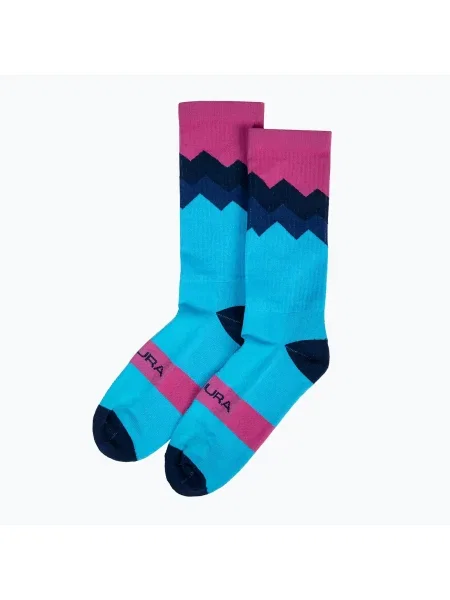 Șosete de ciclism pentru bărbați Endura Jagged electric blue albastru