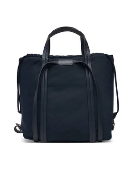 Batoh Tommy Hilfiger Th Soft Tote/Backpack Tmavomodrá