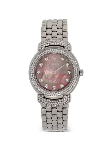 Часовник Rolex с перли розово