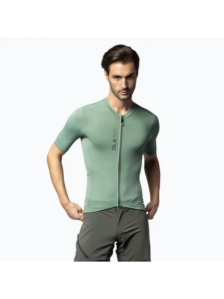 Мъжки колоездачен анцуг Alé Color Block Off Road army green зелено