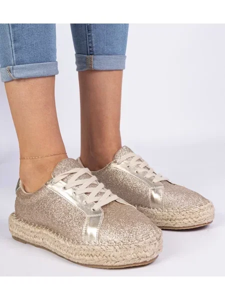 Espadrilky D/ceo zlatá