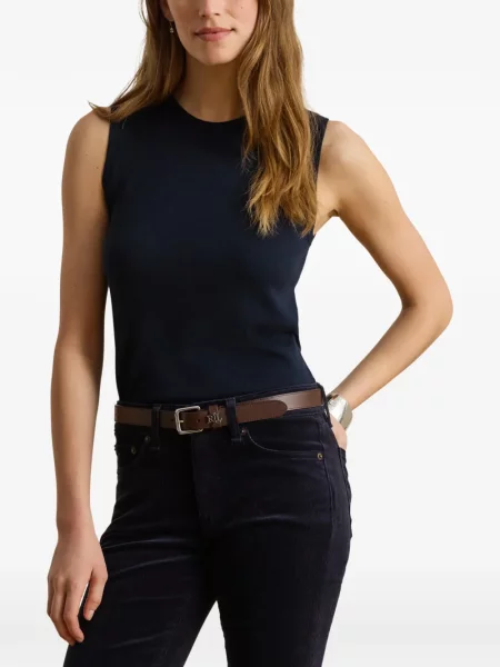 Αμανικας τοπ Lauren Ralph Lauren μπλε