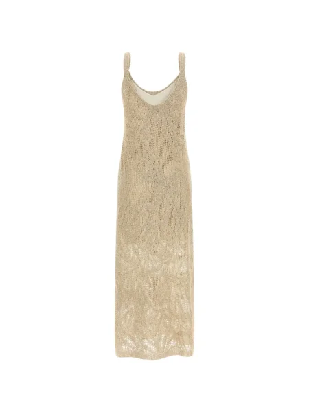 Rochie midi Brunello Cucinelli până la genunchi de costum