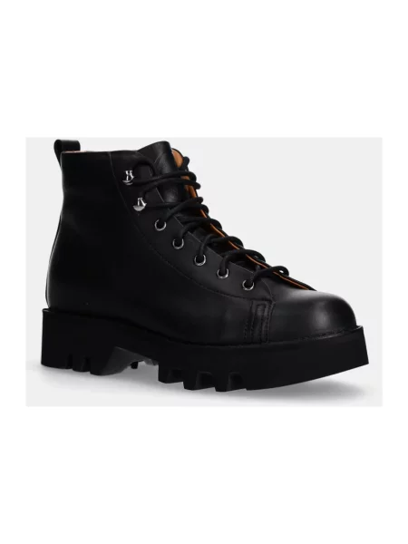 Buty do kostki Fracap skórzane czarne