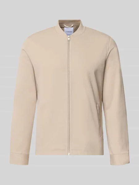 Kurtka o kroju slim fit ze stójką i zamkiem błyskawicznym Lindbergh