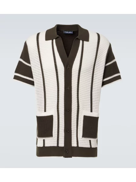 Cardigan Frescobol Carioca maro