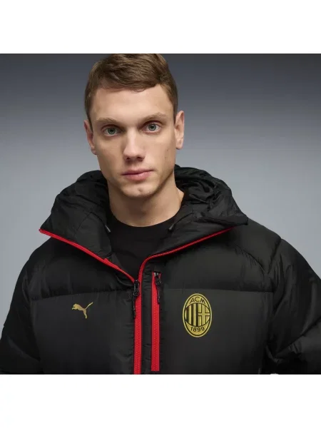 Kurtka ocieplana AC Milan PUMATECH PrimaLoft® Odzież S czarny