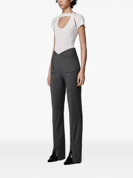 Pantaloni Srvc Studio asimetrice gri