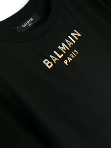 Koszulka dziecięca Balmain czarna
