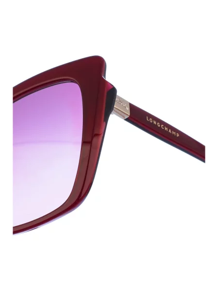 Okulary przeciwsłoneczne Longchamp czerwone