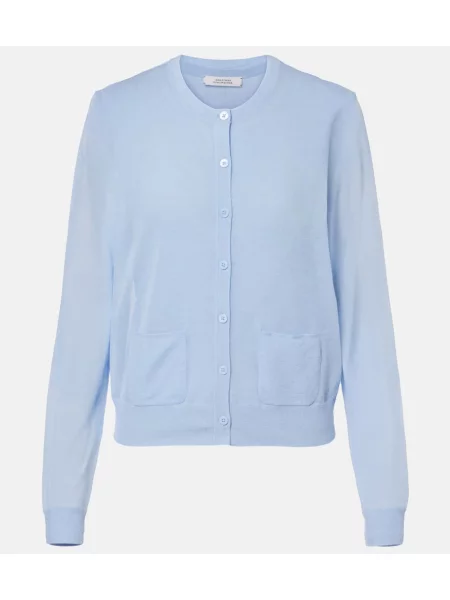 Cardigan Dorothee Schumacher transparente albastru