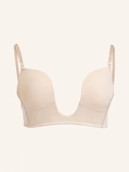 Magic Bodyfashion Vyztužená Podprsenka Deep-V-Bra nude