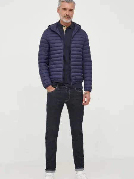 Лонгслів Barbour однотонний синій