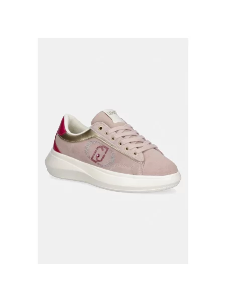 Sneakersy Liu Jo skórzane różowe