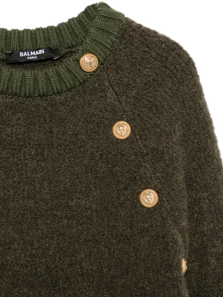 Sweter dziecięcy Balmain zielony