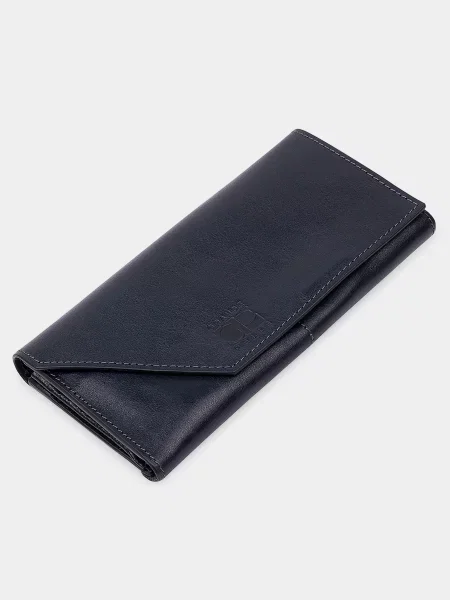 Grande Pelle Портмоне Шкіра синій