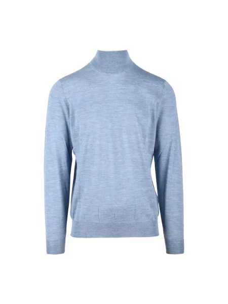 Sweter z golfem Filippo De Laurentiis niebieski