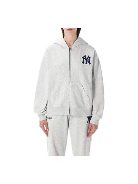 Bluza z kapturem Sporty And Rich szara