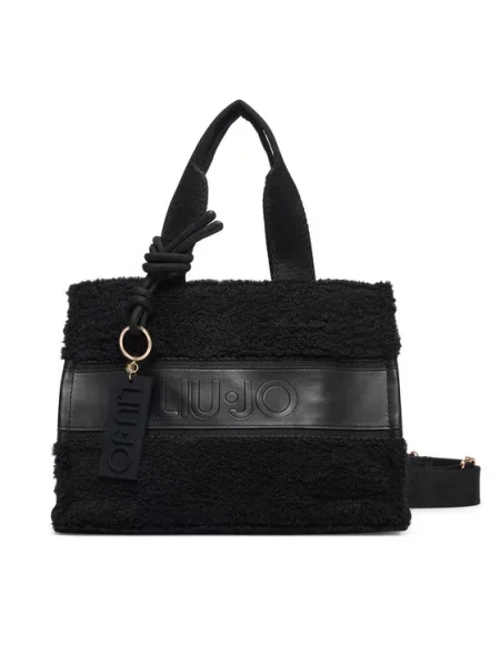 Rucsac Liu Jo din piele de oaie negru