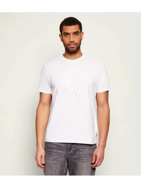 GUESS Tricou | alb