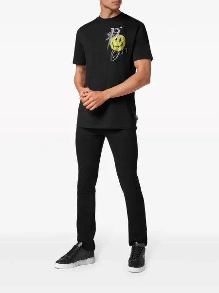 Kamínky tričko Philipp Plein černé