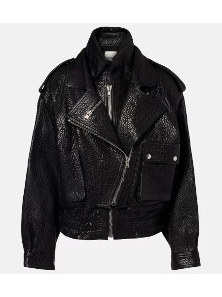 Geanta de piele Isabel Marant negru