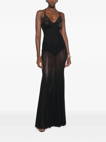 Rochie maxi Elisabetta Franchi negru
