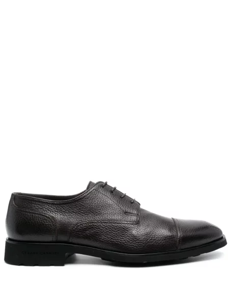 Brogues Casadei din piele maro