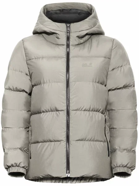 Пуховик Jack Wolfskin серый