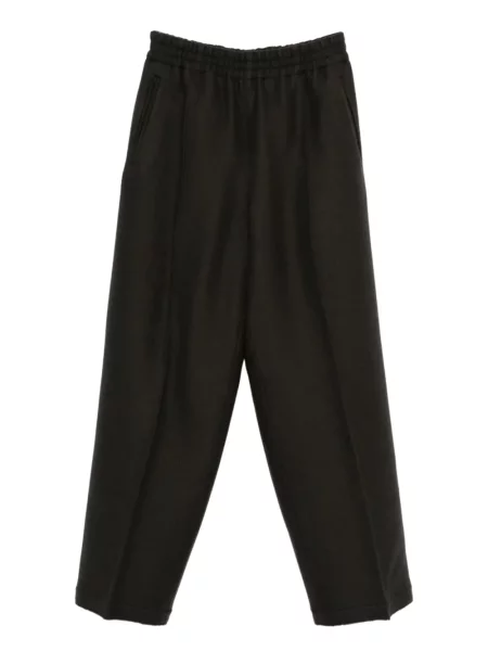 Pantaloni Ami Paris de lână gri