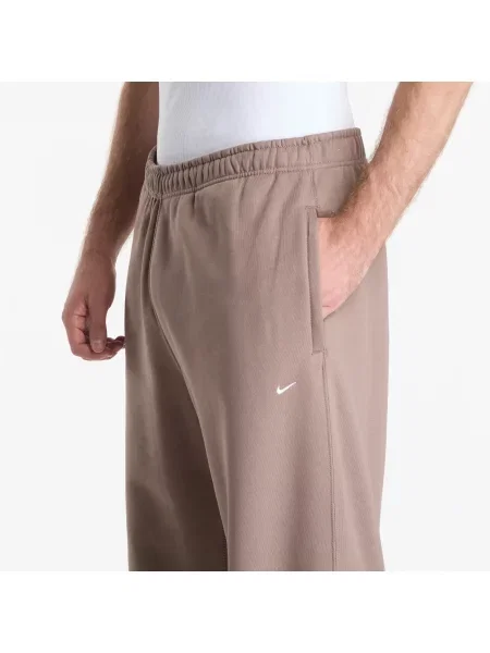 Pantaloni Nike din fleece alb