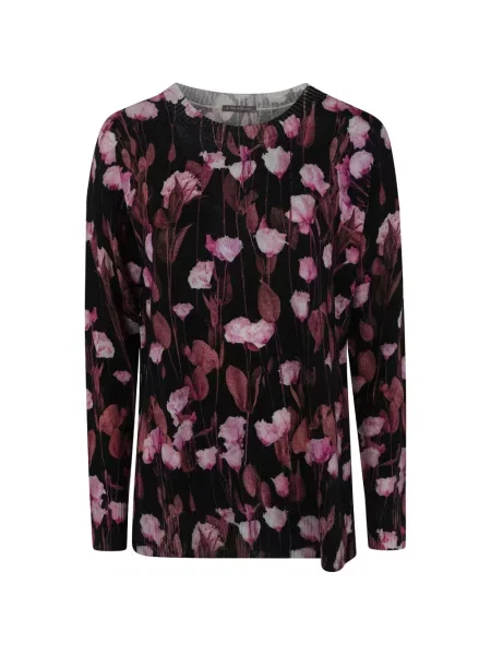 Pulover In Bed With You cu model floral cu imagine negru