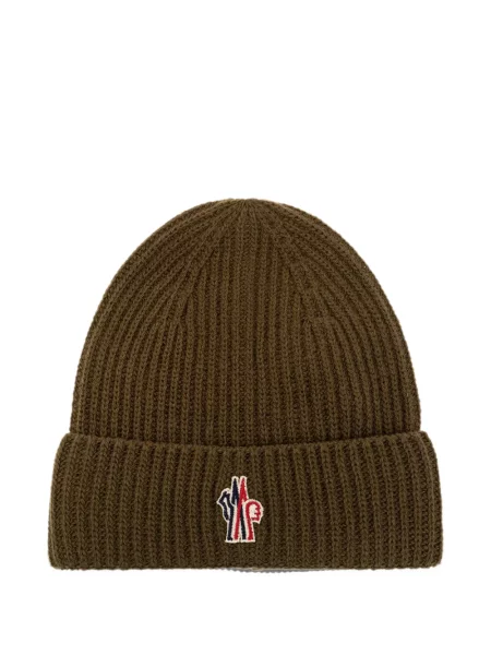 Czapka dziecięca Moncler Grenoble brązowa
