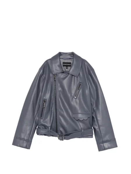 Kurtka dziecięca Emporio Armani szara