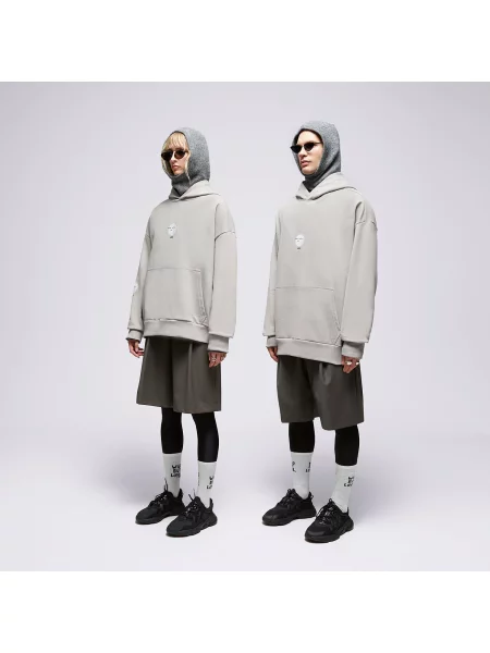 Bluza z kapturem Sizeer szara