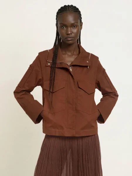 Kurtka Allsaints brązowa