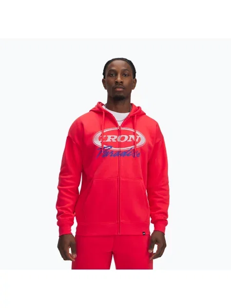Hanorac din fleece Under Armour din fleece roșu