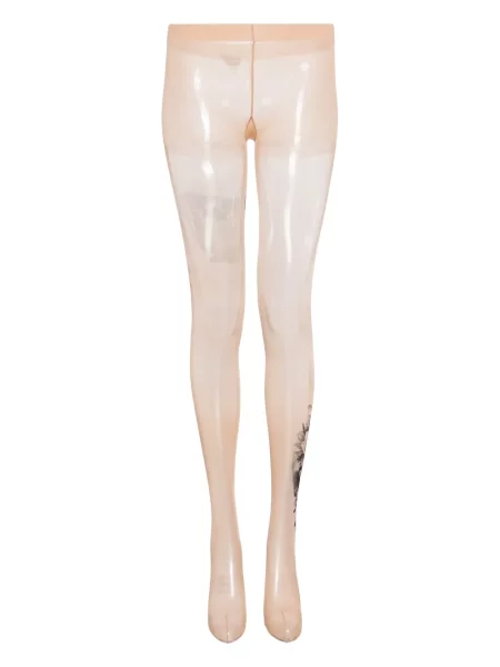 Rajstopy Junya Watanabe z nadrukiem