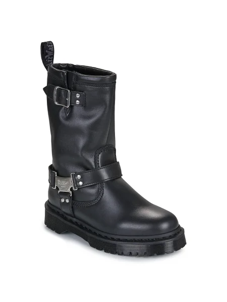 Členkové topánky Dr. Martens čierna