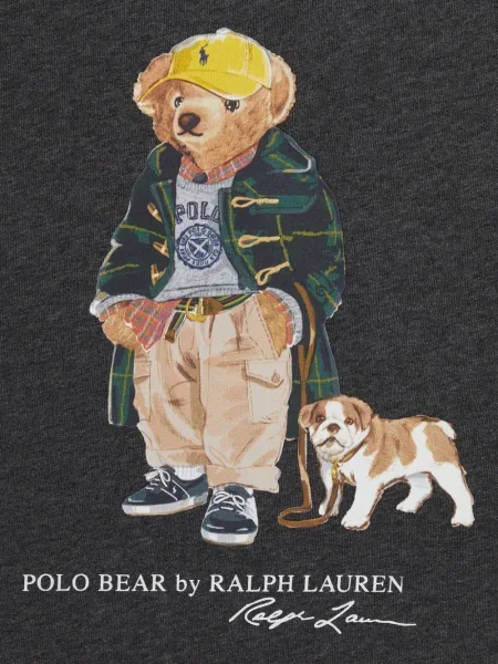 Koszulka polo dziecięca Polo Ralph Lauren szara